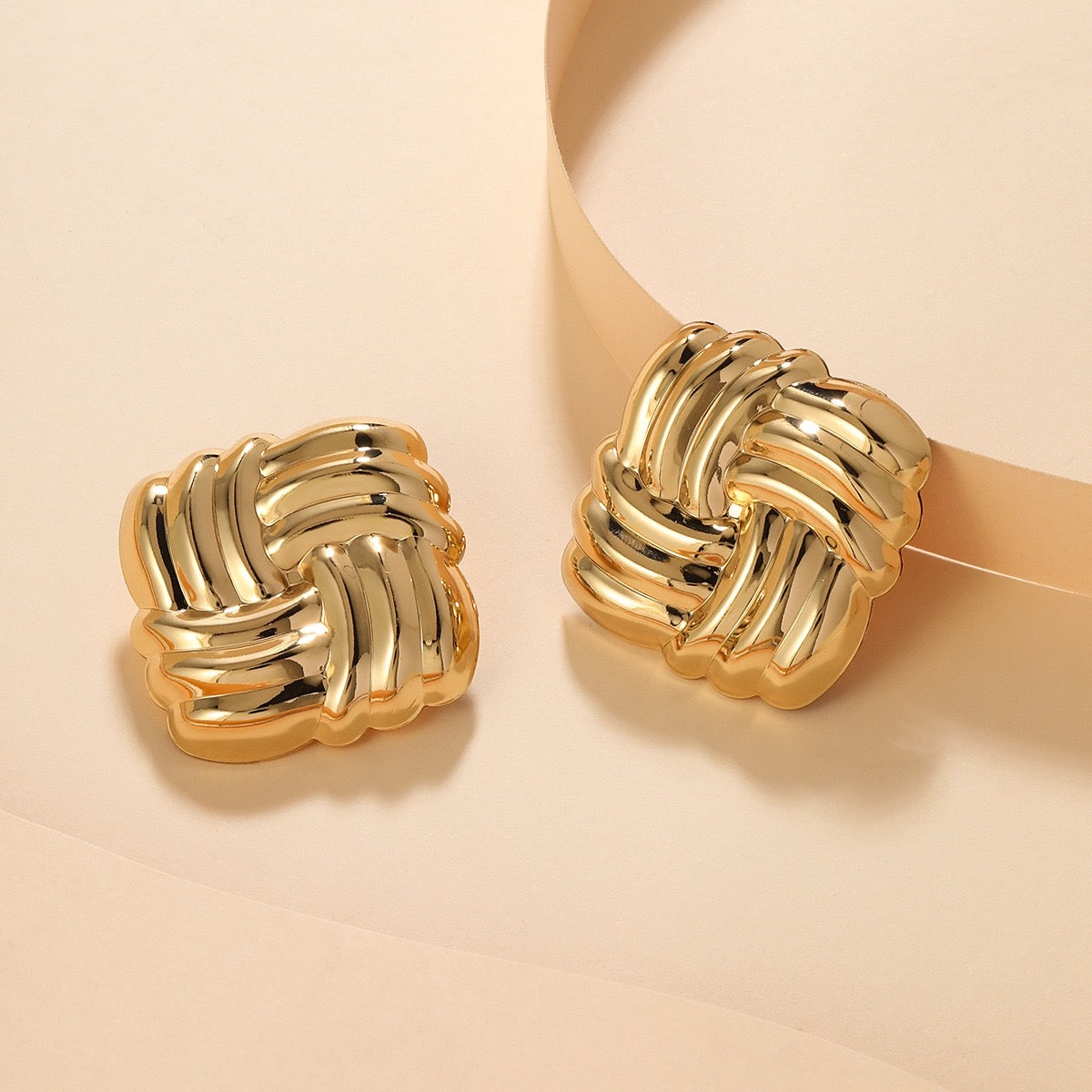 Square Braid Earring